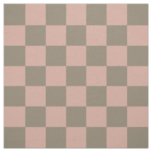 Blush Neutral Checkerboard - Premium Pima Cotton Fabric
