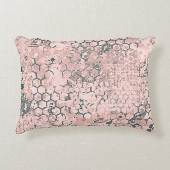 Blush Odyssey Decorative Pillow (Front)