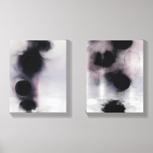 Blush Orbit Abstract Canvas Photo Tile