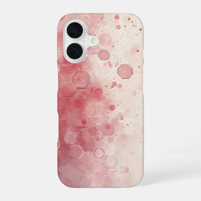 Blush Particle Fade Iphone Case (Back)