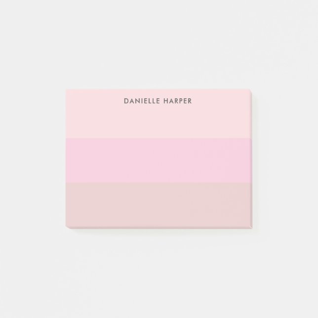 Blush Pastel Pale Pink Things To Do List Post-it Notes (Front)