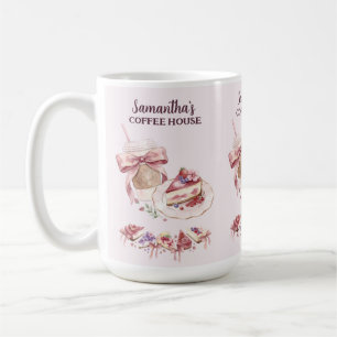 Blush Patisserie Cafe Custom Brand Coffee Mug