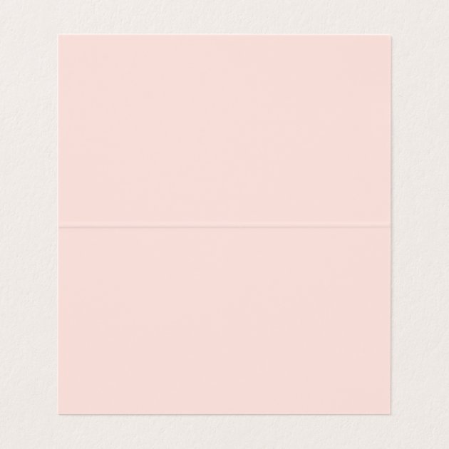 Blush Peach Blossom Flowers Wedding Place Card