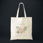 Blush Peony Floral Watercolor Mother of the Bride Tote Bag<br><div class="desc">Celebrate the special role of the Mother of the Bride with our Blush Peony Floral Watercolor Custom Tote Bag. This elegant tote features a stunning watercolor design with soft blush peonies, adding a touch of sophistication and charm. It's the perfect way to honor the mother of the bride on her...</div>