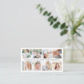 Blush Photo Collage | Photographer Business Card (Standing Front)