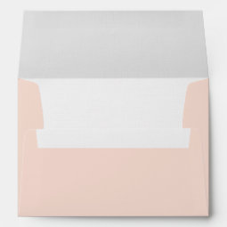 Blush Pink 5 x 7 Pre-Addressed Envelopes | Zazzle