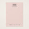 Blush pink add logo necklace earring display card