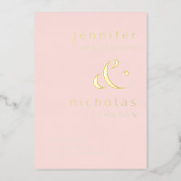 Lively Ampersand Save The Dates in Pink