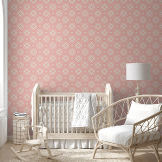 Blush Pink and Cream Infiniti Star Wallpaper