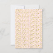 Blush Pink and Gold Baby Shower Invitations (Back)