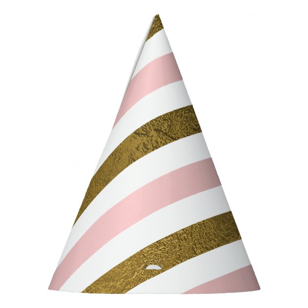 rose gold birthday hat