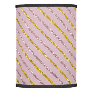 Blush Pink and Gold Lamp Shade