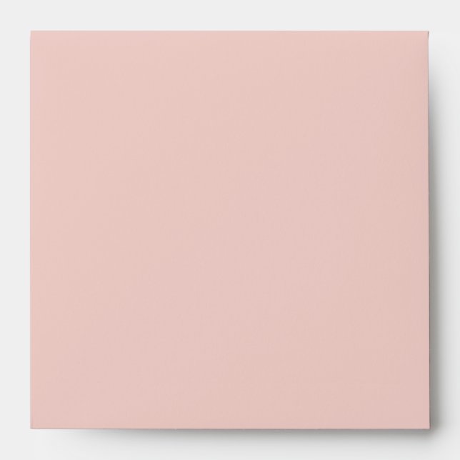 Blush Pink and Gray Damask Envelope (Front)