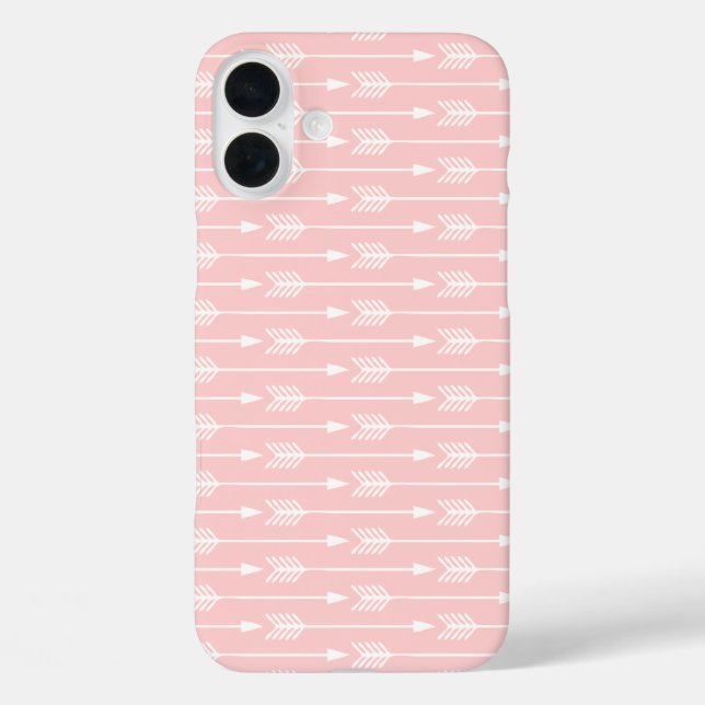 Blush Pink Arrows Pattern Case-Mate iPhone Case (Back)