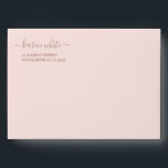 Blush pink Baby Shower Girl Envelope<br><div class="desc">Blush pink envelope</div>