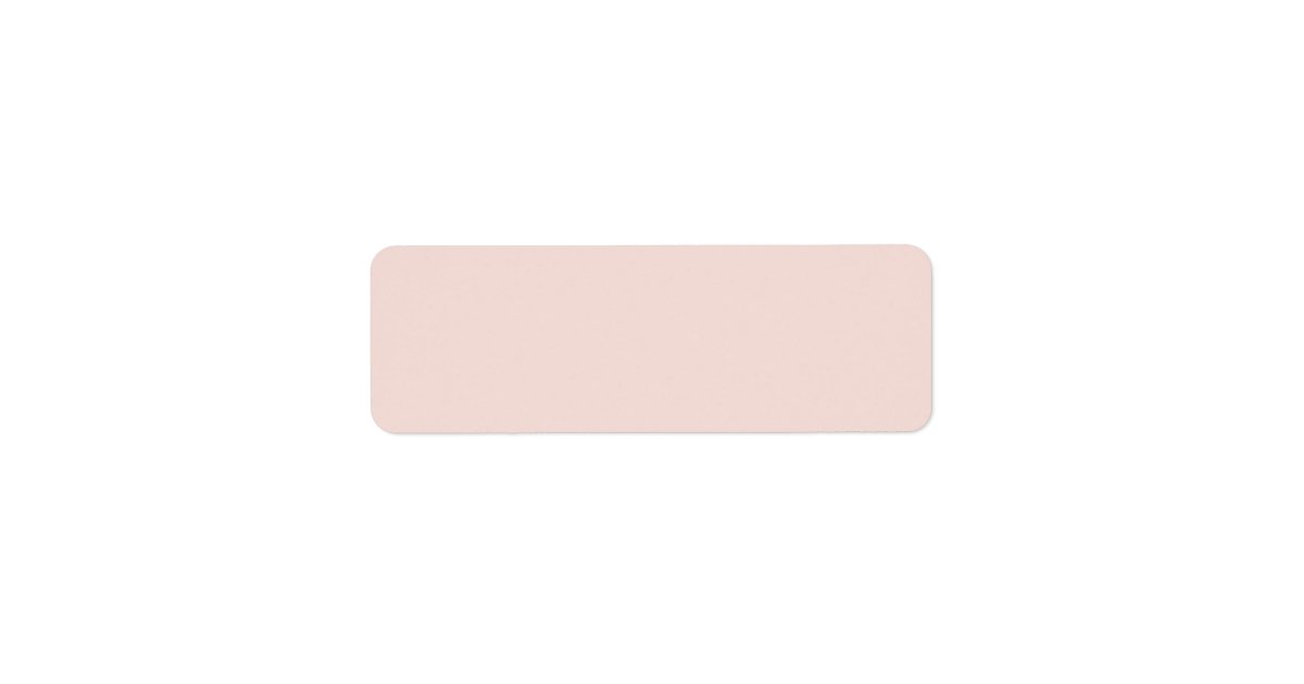 Blush Pink Background Blank Plain Solid Color Label Zazzle Com