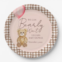 Blush Pink Bearly Wait Girl Baby Shower