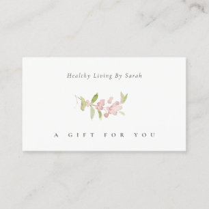 Blush Pink Berry Branch Foliage Gift Certificate