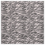 Blush Pink Black Zebra Print Fabric