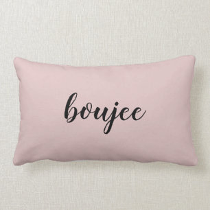 Blush Pink Boujee Lumbar Pillow