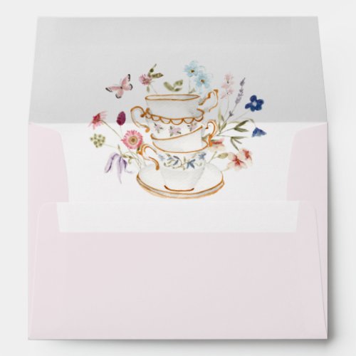 Blush Pink Bridal Shower Envelope