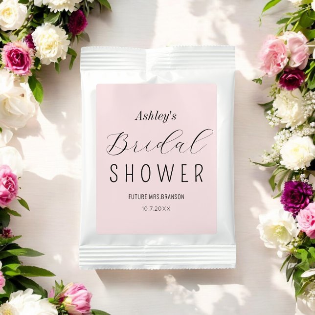 Blush Pink Bridal Shower Party Margarita Drink Mix (Creator Uploaded)