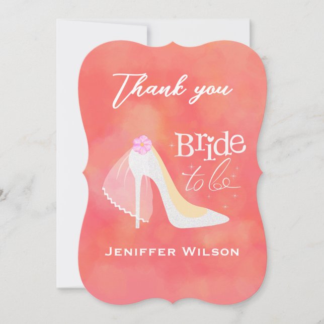 Blush Pink Bride To Be Wedding Bridal Shower  (Front)