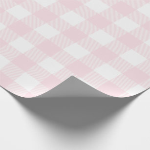 Blush & Mauve Gingham Christmas Wrapping Paper- Buffalo Plaid Stripe - –  Heart & Home Designs
