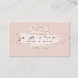 Decorated Birthday Cake Business Cards Business Card Printing