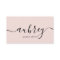 Blush Pink Calligraphy Minimalist Girly