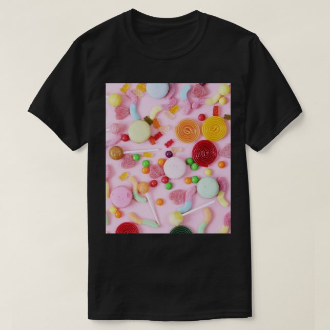 Blush Pink Candy T-Shirt (Design Front)