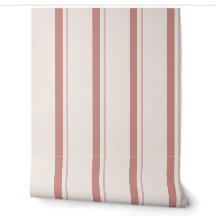 Blush Pink Classic French Country Stripe