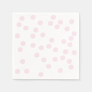 Blush Pink Confetti / Polkadots Paper Napkins