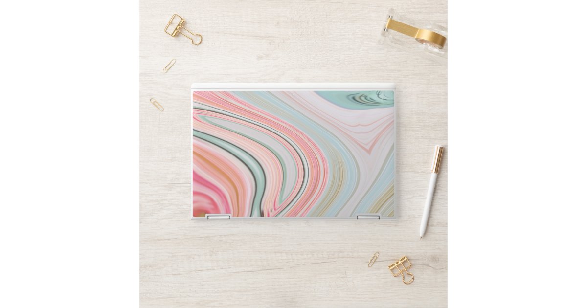 HighonHi Decorative Pillow Covers – 18x18 Inch, Blush Pink & Mint Green Marble Swirls, Velvet Fabric For Couch
