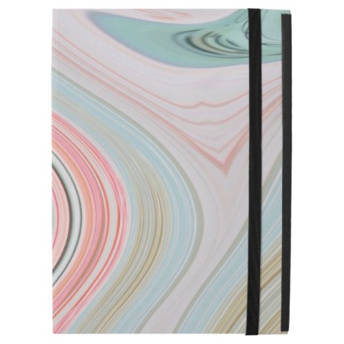 blush pink coral mint green marble swirls rainbow iPad pro 129 case