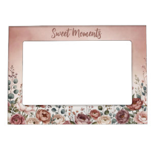 Blush Pink Cottagecore Home Decor Magnetic Frame