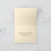 Blush Pink, Cream, Gray Damask Thank You Card (Inside)