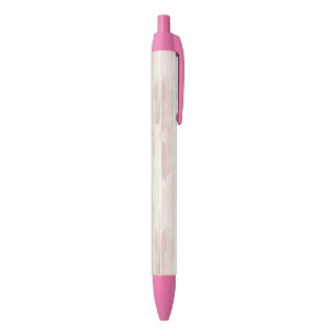 Blush Pink Cream Stripes Pen