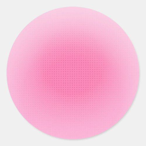 Blush Pink Custom Blank Trendy Template Classic Round Sticker