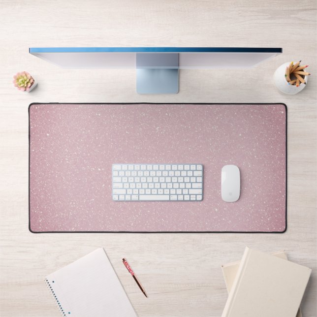 Blush Pink Desk Mat - Soft & Elegant (Office 1)