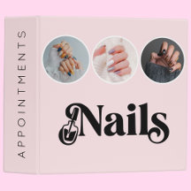 Blush Pink Elegant 3 Photo Nails Appointments 