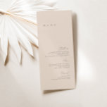 Blush Pink Elegant Minimalist Wedding Flat Menu<br><div class="desc">Design features an handwritten font and modern minimalist design. Designed to coordinate with for the «SERENA» Wedding Invitation Collection. To change details, click «Personalize». To move the text or change the size, font, or color, click «Click to customize further» It. View the collection link on this page to see all...</div>