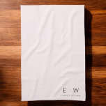 Blush Pink Elegant Modern Minimalist Monogram Name Kitchen Towel<br><div class="desc">Elevate your kitchen's style and functionality with our Classic Elegant Modern Minimalist Monogram Kitchen Towels. Meticulously designed, these towels seamlessly merge timeless sophistication with contemporary minimalism, making them an essential addition to your culinary space. Crafted with precision and attention to detail, these kitchen towels are more than just practical items;...</div>
