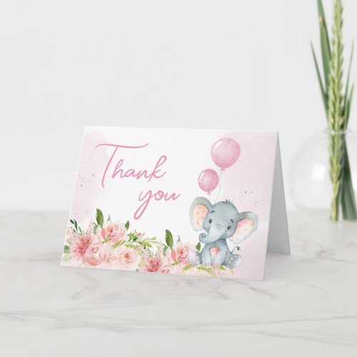 Blush Pink Elephant Baby Shower