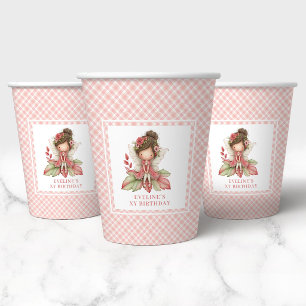 Blush Pink Fairy Whimsy 2nd Birthday Paper Cups