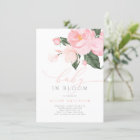 Blush Pink Floral Baby in Bloom Shower Girl