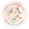 Blush Pink Floral Baby Shower Thank You Shower