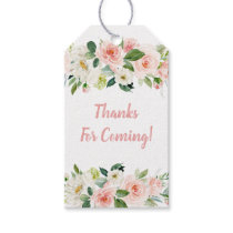 Blush Pink Floral Bridal Shower Gift Tags