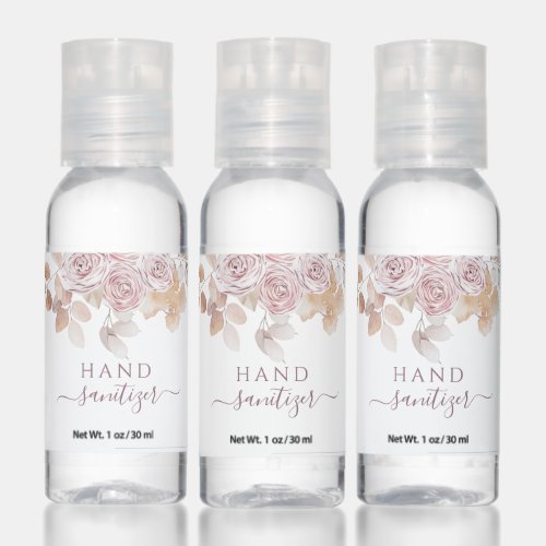 Blush Pink Floral Hand Sanitizer