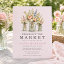 Blush Pink Floral Jar Farmers Market Bridal Shower